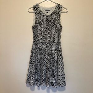 Express A-Line Side-Zip High Neck Party Dress